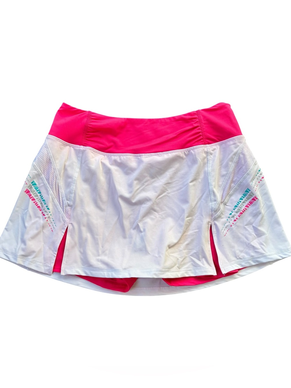 Kyodan Pink  and White Athletic Skort with Built-In Shorts for Pickleball/tennis
